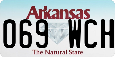 AR license plate 069WCH
