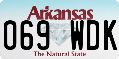 AR license plate 069WDK