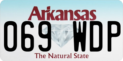 AR license plate 069WDP