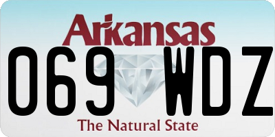 AR license plate 069WDZ