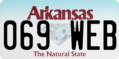 AR license plate 069WEB