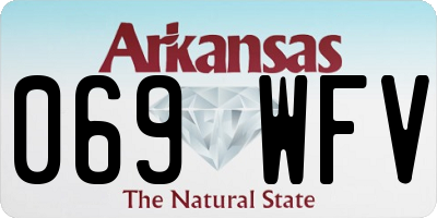 AR license plate 069WFV