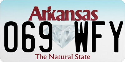 AR license plate 069WFY