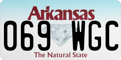 AR license plate 069WGC