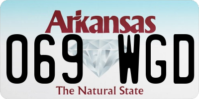AR license plate 069WGD