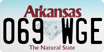 AR license plate 069WGE