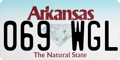 AR license plate 069WGL