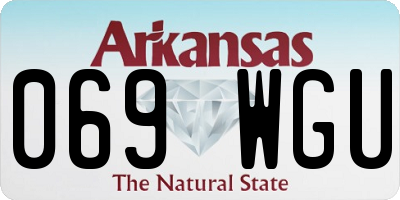 AR license plate 069WGU