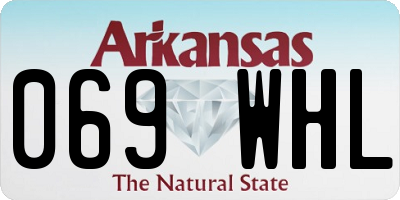 AR license plate 069WHL