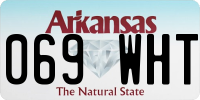 AR license plate 069WHT