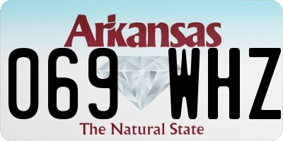 AR license plate 069WHZ