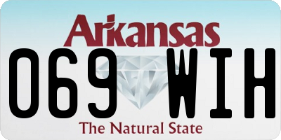 AR license plate 069WIH