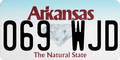 AR license plate 069WJD