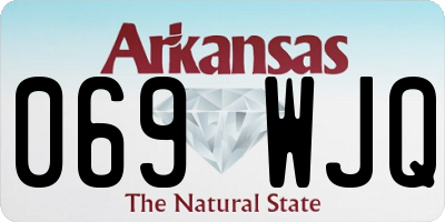 AR license plate 069WJQ