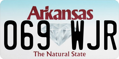 AR license plate 069WJR