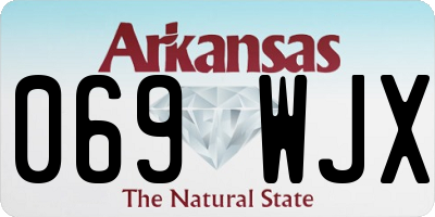 AR license plate 069WJX