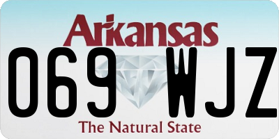 AR license plate 069WJZ