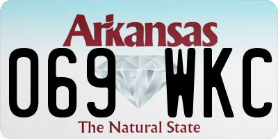 AR license plate 069WKC