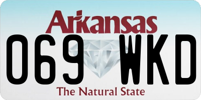 AR license plate 069WKD