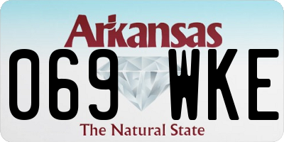 AR license plate 069WKE