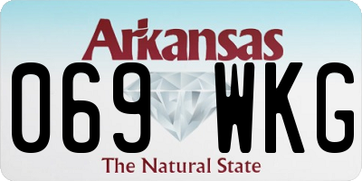 AR license plate 069WKG