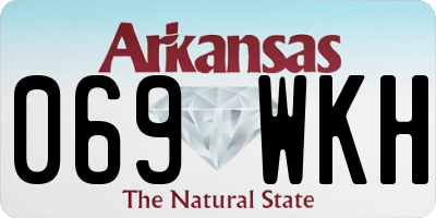 AR license plate 069WKH