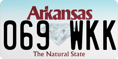 AR license plate 069WKK