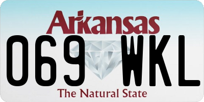 AR license plate 069WKL