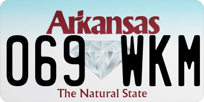 AR license plate 069WKM