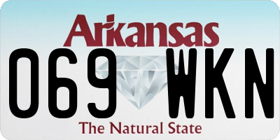 AR license plate 069WKN