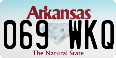 AR license plate 069WKQ