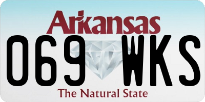 AR license plate 069WKS