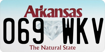 AR license plate 069WKV