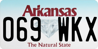 AR license plate 069WKX