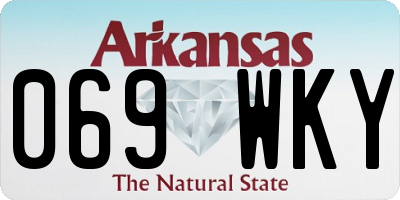 AR license plate 069WKY