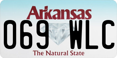 AR license plate 069WLC