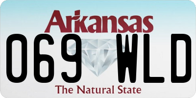 AR license plate 069WLD