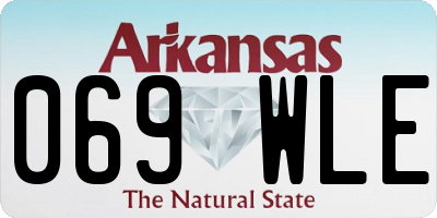 AR license plate 069WLE