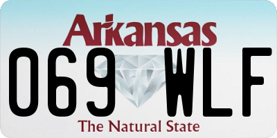 AR license plate 069WLF