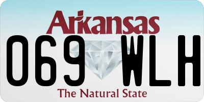 AR license plate 069WLH