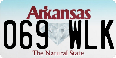 AR license plate 069WLK