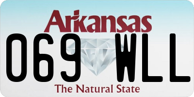 AR license plate 069WLL
