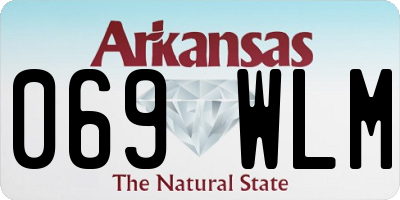 AR license plate 069WLM