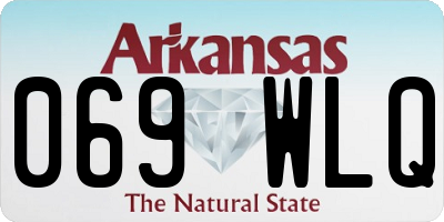 AR license plate 069WLQ