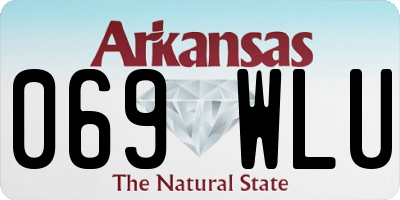 AR license plate 069WLU