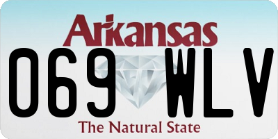 AR license plate 069WLV