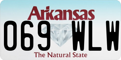 AR license plate 069WLW