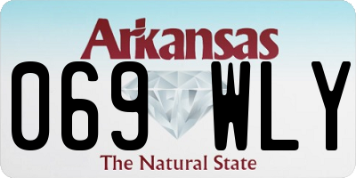 AR license plate 069WLY