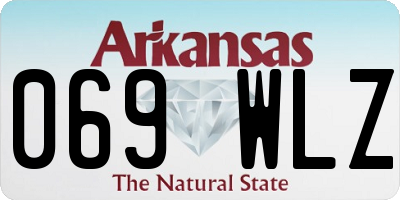 AR license plate 069WLZ