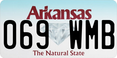 AR license plate 069WMB